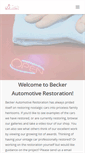 Mobile Screenshot of becker-restoration.com